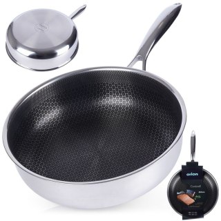 Patelnia stalowa ze stali nierdzewnej indukcja głęboka COOKCELL 26 cm ORION 112981