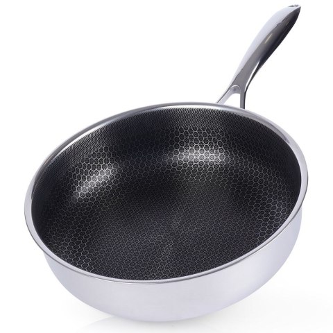Patelnia stalowa ze stali nierdzewnej indukcja głęboka COOKCELL 26 cm ORION 112981