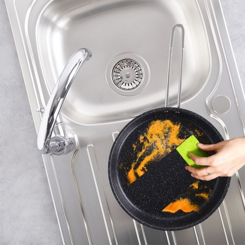 Patelnia stalowa ze stali nierdzewnej nieprzywierająca indukcja GRANDE 26 cm ORION 113205