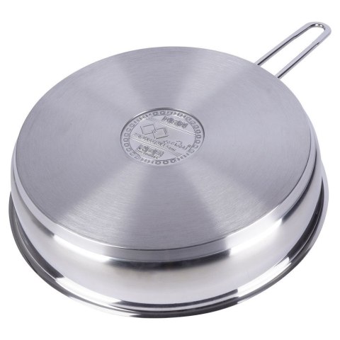 Patelnia stalowa ze stali nierdzewnej nieprzywierająca indukcja GRANDE 26 cm ORION 113205