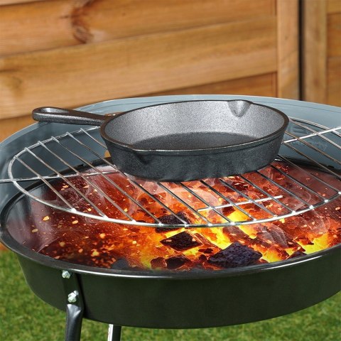 Patelnia żeliwna indukcja ciężka CAST LINE mała 15 cm VILDE 199033