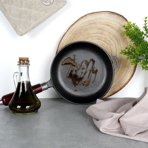 Patelnia żeliwna indukcja na indukcję ciężka CAST LINE 20 cm VILDE 199038