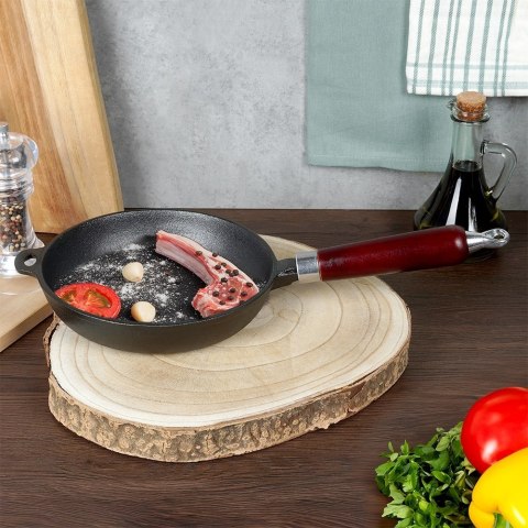 Patelnia żeliwna indukcja na indukcję ciężka CAST LINE 20 cm VILDE 199038