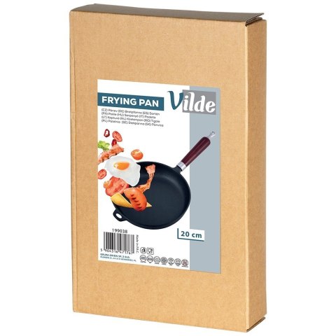 Patelnia żeliwna indukcja na indukcję ciężka CAST LINE 20 cm VILDE 199038