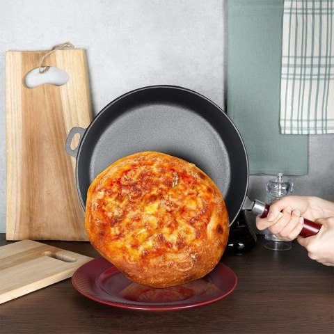 Patelnia żeliwna indukcja na indukcję ciężka CAST LINE duża 30 cm VILDE 199043