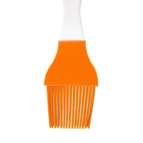 Pędzelek kuchenny silikonowy pomarańczowy pędzel SILLINIE 22cm ORION 142741