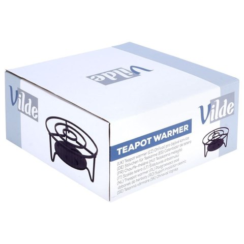 Podgrzewacz do dzbanka kubka herbaty metalowy świecznik x3 tealight VILDE 229073