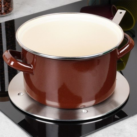 Podkładka indukcyjna stalowa 24cm podstawka na indukcję adapter ORION 870185