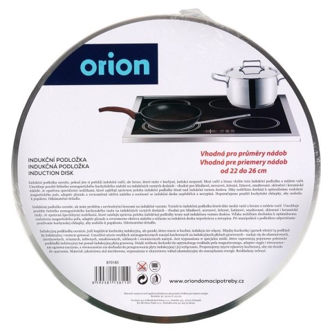 Podkładka indukcyjna stalowa 24cm podstawka na indukcję adapter ORION 870185