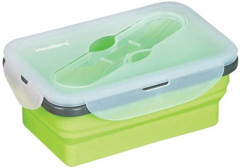 POJEMNIK LUNCHBOX SILIKONOWY 400ml 1-KOMOROWY KLAUSBERG KB-7021