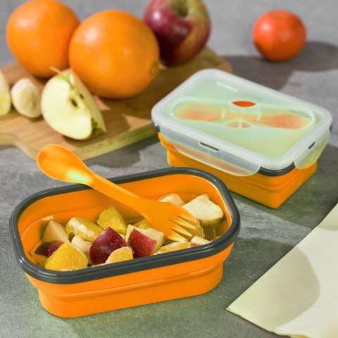 POJEMNIK LUNCHBOX SILIKONOWY 400ml 1-KOMOROWY KLAUSBERG KB-7021