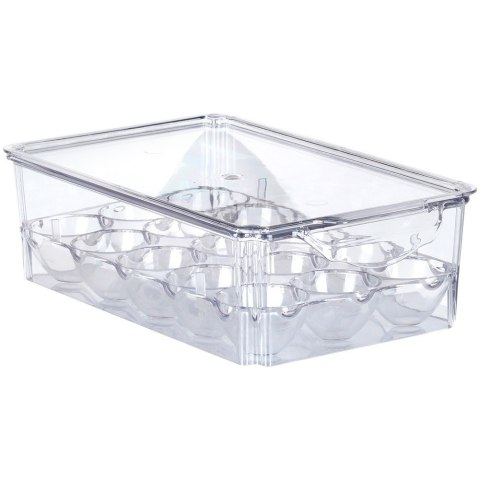 POJEMNIK NA JAJKA DO LODÓWKI Z POKRYWKĄ ORGANIZER NA 15 JAJEK VILDE 259633