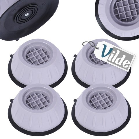 Podkładki pod pralkę antywibracyjne 4 sztuki podstawki VILDE 569698