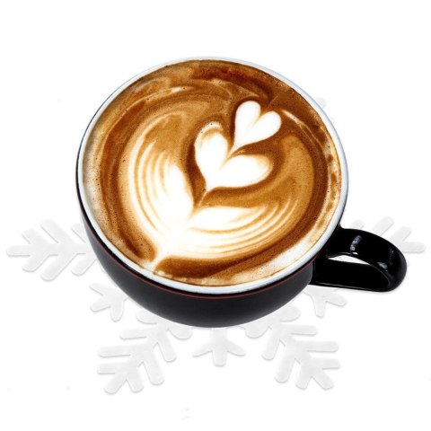 Podstawki podkładki pod kubek kubki filcowe białe 13.5cm 6 sztuk ORION 710827