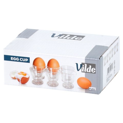 Podstawki szklane na jajko kieliszek stojak kieliszkido jajka 6 SZTUK VILDE 139751