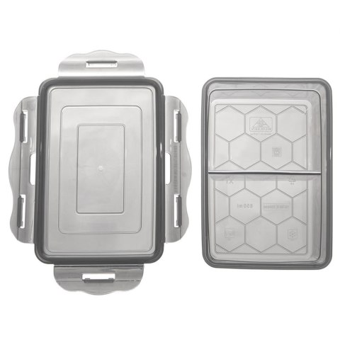 Pojemnik do przechowywania żywności z pokrywką dzielony szary GREY 500 ml ORION 127168