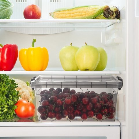 Pojemnik do przechowywania żywności z pokrywką szary GREY duży 5L ORION 127311