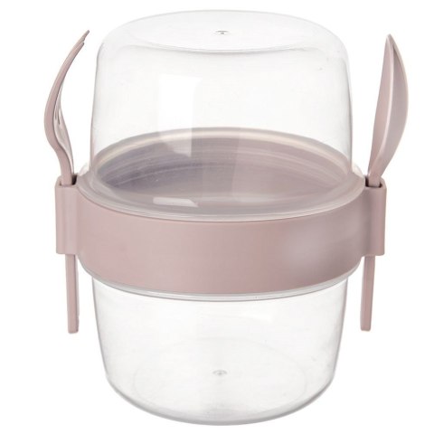 Pojemnik kubek na jogurt i musli z łyżeczką lunchbox lunch box 370ml ORION 121784