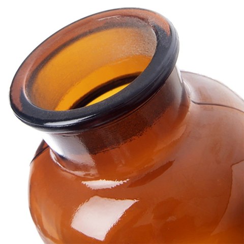 Pojemnik kuchenny na żywność jedzenie szklany brązowy z korkiem szeroką szyjką 1L ORION 127592