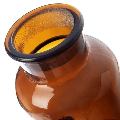 Pojemnik kuchenny na żywność jedzenie szklany brązowy z korkiem szeroką szyjką 500 ml ORION 127591