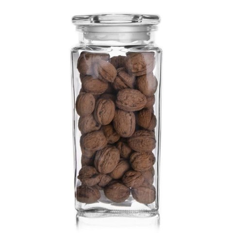 Pojemnik kuchenny na żywność jedzenie szklany kwadratowy 1.8L ORION 126489