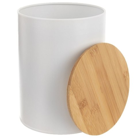 Pojemnik kuchenny puszka na żywność metalowy biały WHITELINE 2.3L ORION 127541