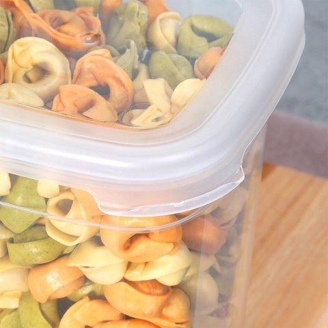 Pojemnik na produkty sypkie suche makaron sól cukier z pokrywką 1L VILDE 229146