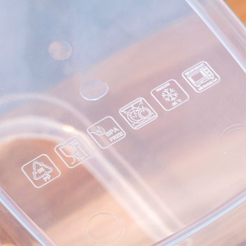 Pojemnik na produkty sypkie suche makaron sól cukier z pokrywką 1L VILDE 229146