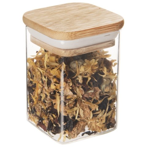 Pojemnik na produkty sypkie suche szklany z pokrywką i uszczelką 200 ml ORION 127582