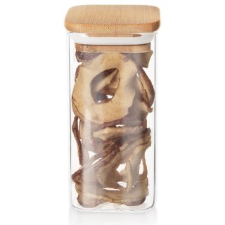 Pojemnik na produkty sypkie suche szklany z pokrywką i uszczelką 320 ml ORION 127583