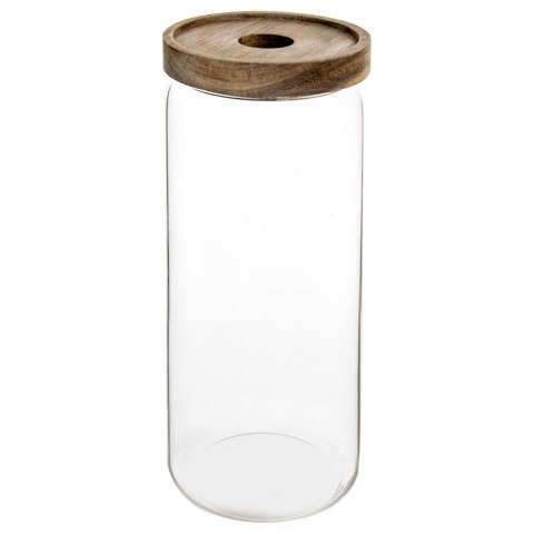 Pojemnik na produkty sypkie suche szklany z pokrywką uszczelką 1.6L ORION 154504