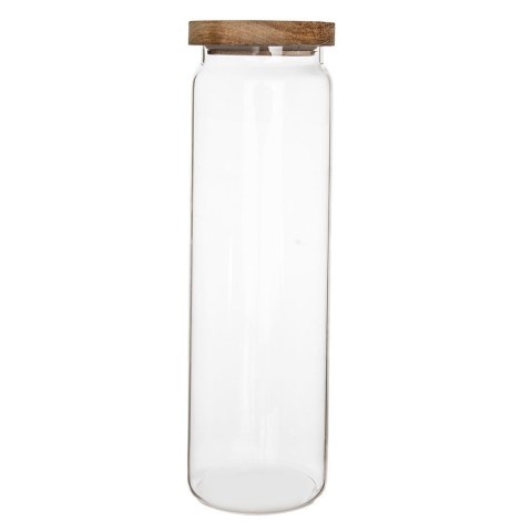 Pojemnik na produkty sypkie suche szklany z pokrywką uszczelką 1.85L ORION 154505