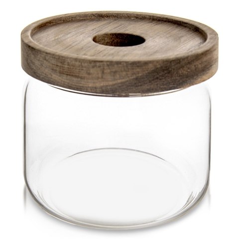 Pojemnik na produkty sypkie suche szklany z pokrywką uszczelką 500ml ORION 154501