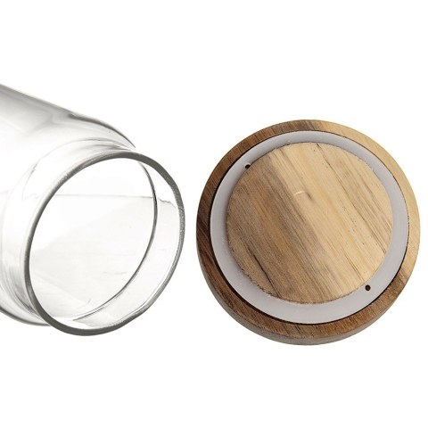 Pojemnik na produkty sypkie suche szklany z pokrywką uszczelką 730ml ORION 154502