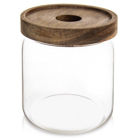 Pojemnik na produkty sypkie suche szklany z pokrywką uszczelką 730ml ORION 154502