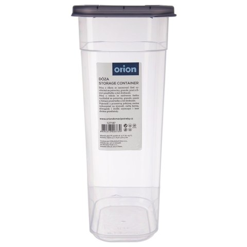 Pojemnik na produkty sypkie suche z dozownikiem GREY 3.2L ORION 127187