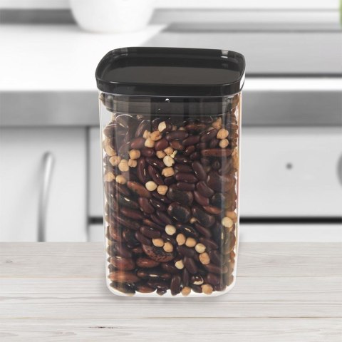 Pojemnik na produkty sypkie suche z pokrywką uszczelką kwadrat 1.4L ORION 127175