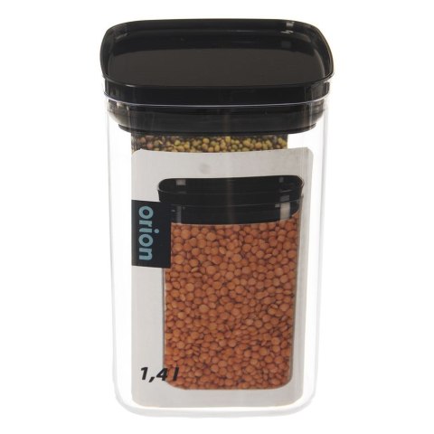 Pojemnik na produkty sypkie suche z pokrywką uszczelką kwadrat 1.4L ORION 127175