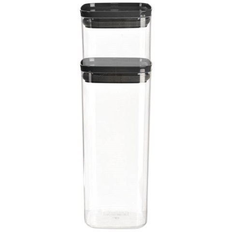 Pojemnik na produkty sypkie suche z pokrywką uszczelką kwadrat 2.1L ORION 127176