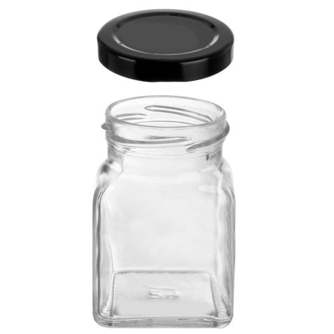 Pojemnik na przyprawy szklany 170ml słoik słoiczek organizer ORION 155120