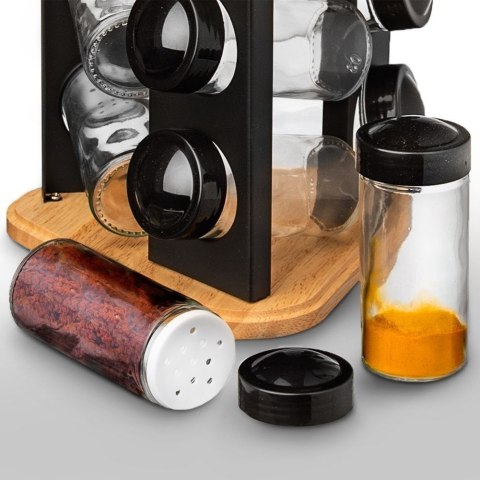 Pojemnik na przyprawy z sitkiem szklany 100ml słoik słoiczek organizer ORION 155103