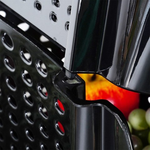 Pojemnik na warzywa i owoce ziemniaki cebulę czarny DUŻY 29x21x16cm VILDE 229089