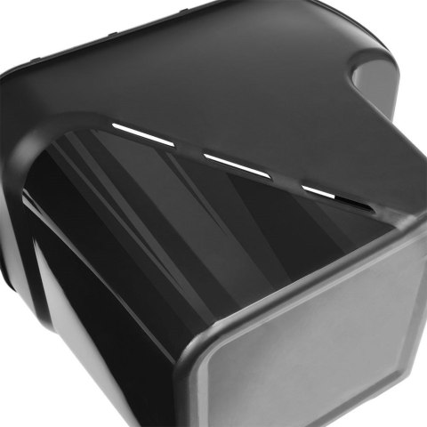 Pojemnik na warzywa i owoce ziemniaki cebulę z pokrywą szary 13L VILDE 730510-S