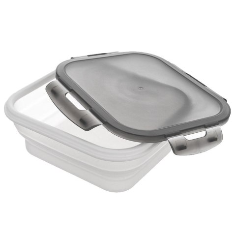 Pojemnik na żywność składany silikonowy z pokrywką i uszczelką KEMP 1L ORION 127159