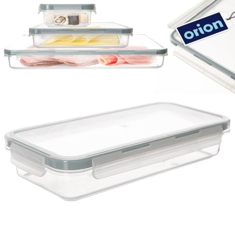 Pojemnik na żywność wędliny ser z pokrywką i uszczelką 400 ml ORION 127188