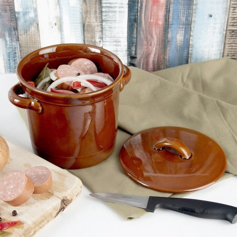 Pojemnik naczynie garnek do kiszenia ceramiczny z pokrywką 1L ORION 127610