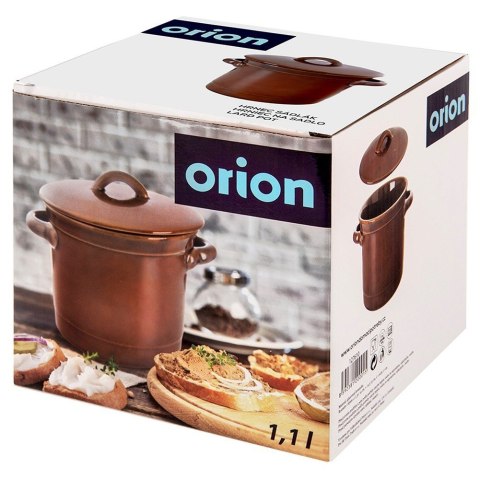 Pojemnik naczynie garnek do kiszenia ceramiczny z pokrywką 1L ORION 127610
