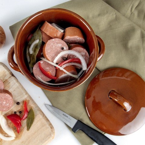 Pojemnik naczynie garnek do kiszenia ceramiczny z pokrywką 650ml ORION 127609