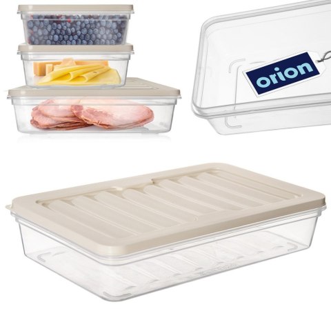 Pojemnik plastikowy na żywność jedzenie ser wędlinę 1L ORION 127192