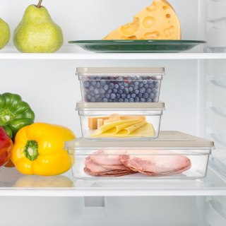 Pojemnik plastikowy na żywność jedzenie ser wędlinę z pokrywką 2L ORION 127193